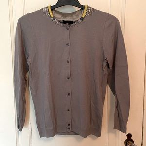 J. Crew Collection Beaded Cardigan